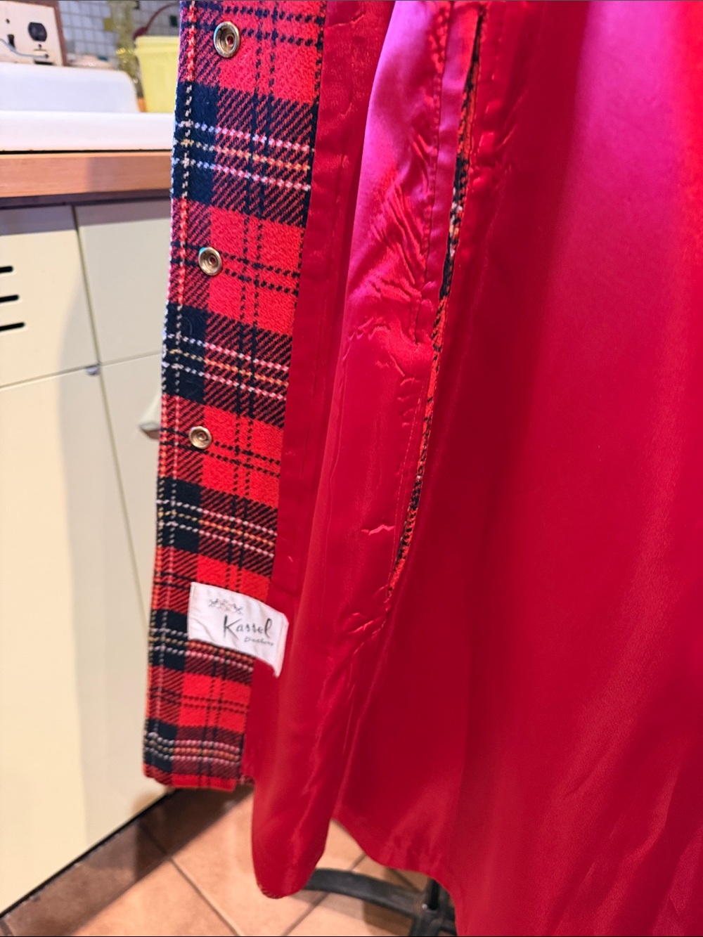 Pendleton Wool Cloak Type Jacket Plaid Cape - Picture 6 of 6